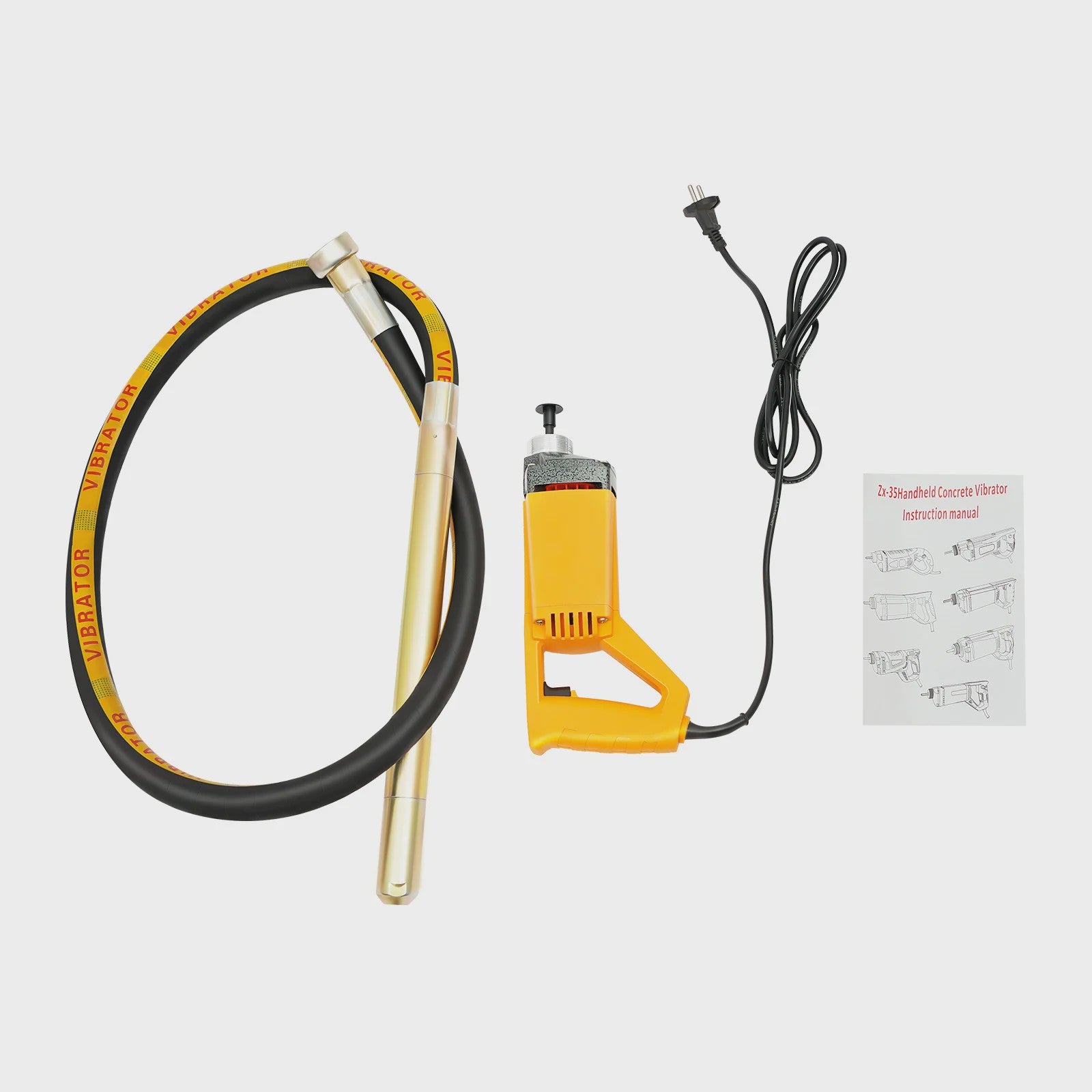 1300W Handzame Beton Vibrator met 1.5/2m Staaf - Krachtig en Efficiënt
