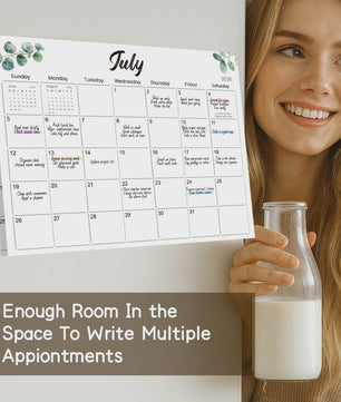 Magnetische Koelkast Kalender 2026-2027 | Maandplanner & Keuken Organizer