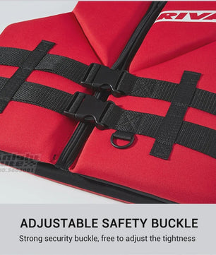 Veiligheidsvest Volwassenen - Neopreen Reddingsvest voor Watersport, Kajakken, Wakeboarden & Motorboten