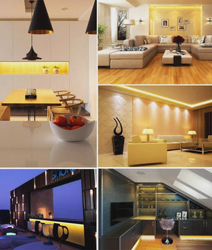 Flexibele COB LED Strip 12V/24V - Hoge Dichtheid, Dimbaar, 3mm/5mm Breedte, RA90