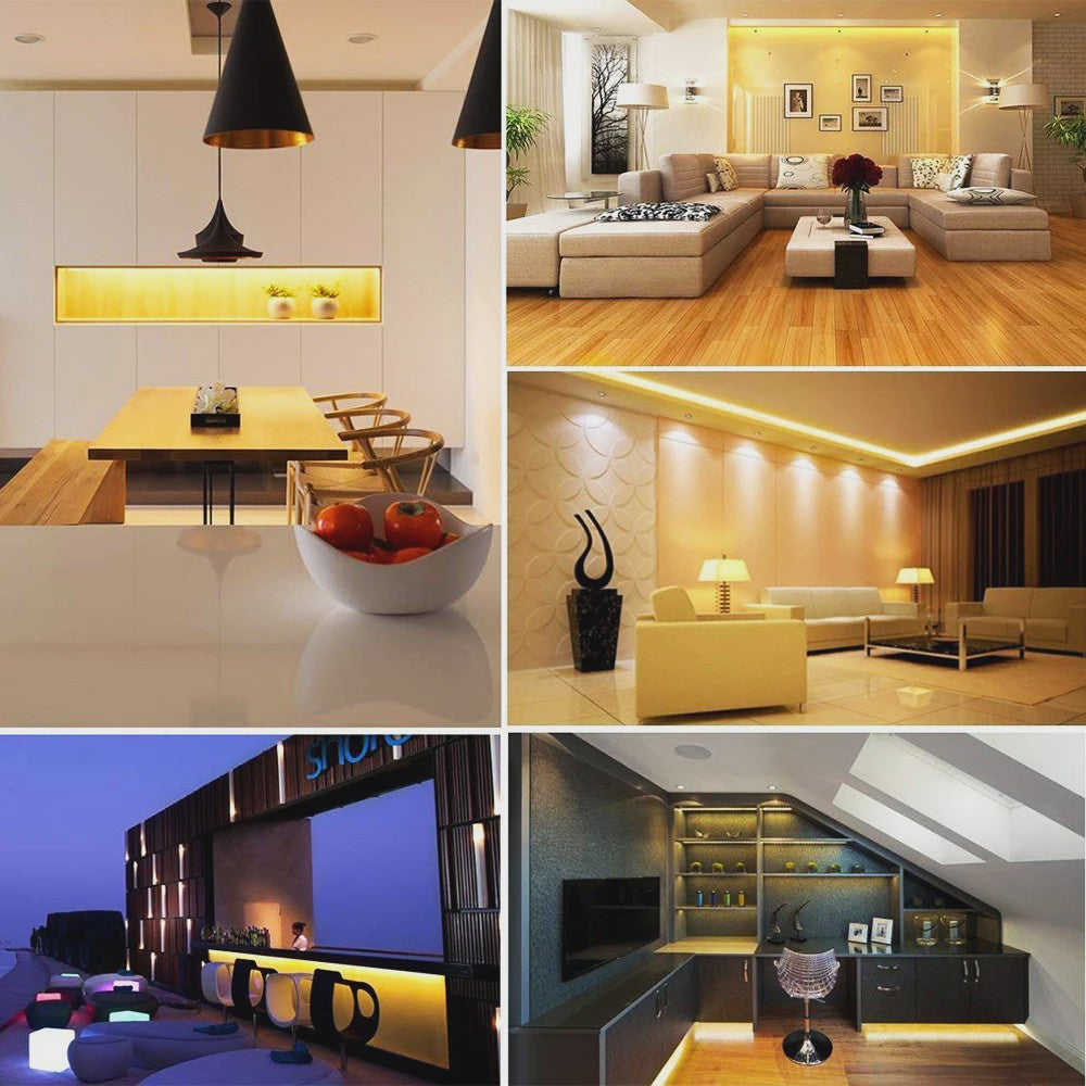 Flexibele COB LED Strip 12V/24V - Hoge Dichtheid, Dimbaar, 3mm/5mm Breedte, RA90