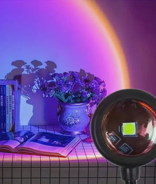 Sunset Projector Lamp - Sfeerverlichting met Art Deco Stijl