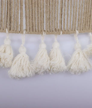 Handgemaakte Boho Hanglamp van Hennep Touw - 50cm - Scandinavische Stijl