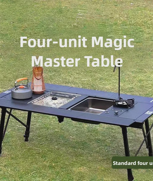 Aluminium IGT Campingtafel - Opvouwbaar, Ultralicht & Draagbaar voor Buiten BBQ
