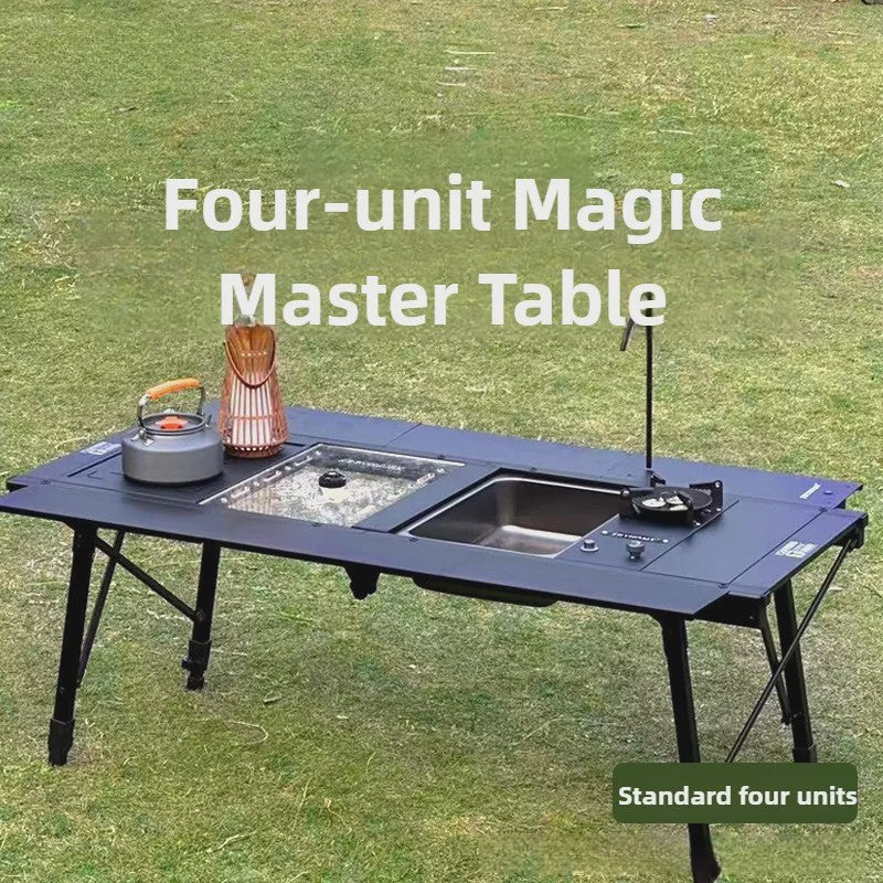 Aluminium IGT Campingtafel - Opvouwbaar, Ultralicht & Draagbaar voor Buiten BBQ