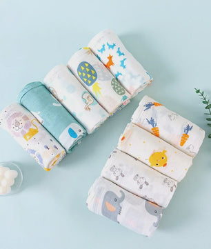Zachte Katoenen Baby Swaddle Deken - 2 Laags Muslin, Sneldrogend & Ademend