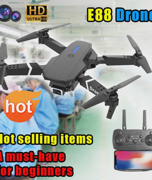 Opvouwbare FPV WiFi Drone met 4K Camera en Vliegstabilisatie - Perfect Cadeau