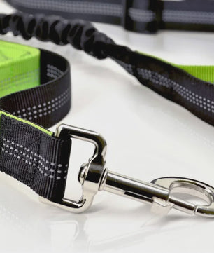 Handsfree Hondenriem met Verstelbare Tailleband - Ideaal voor Hardlopen, Joggen & Fietsen met Grote Honden