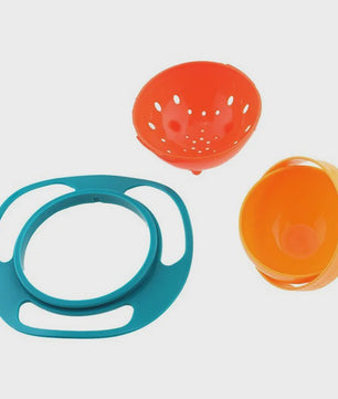 Anti-Knoei Gyro Kom voor Baby's - 360° Draaibaar en Omvalbestendig Voerbakje