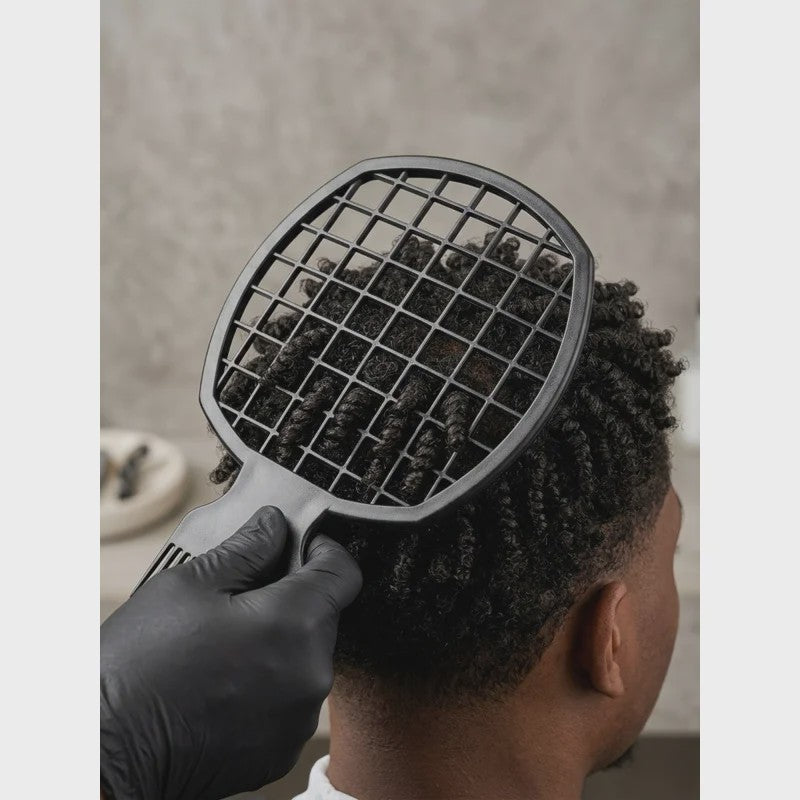 Afro Twist Haar Kam - Duurzame Grid Mesh Styling Tool voor Krullend en Kroeshaar