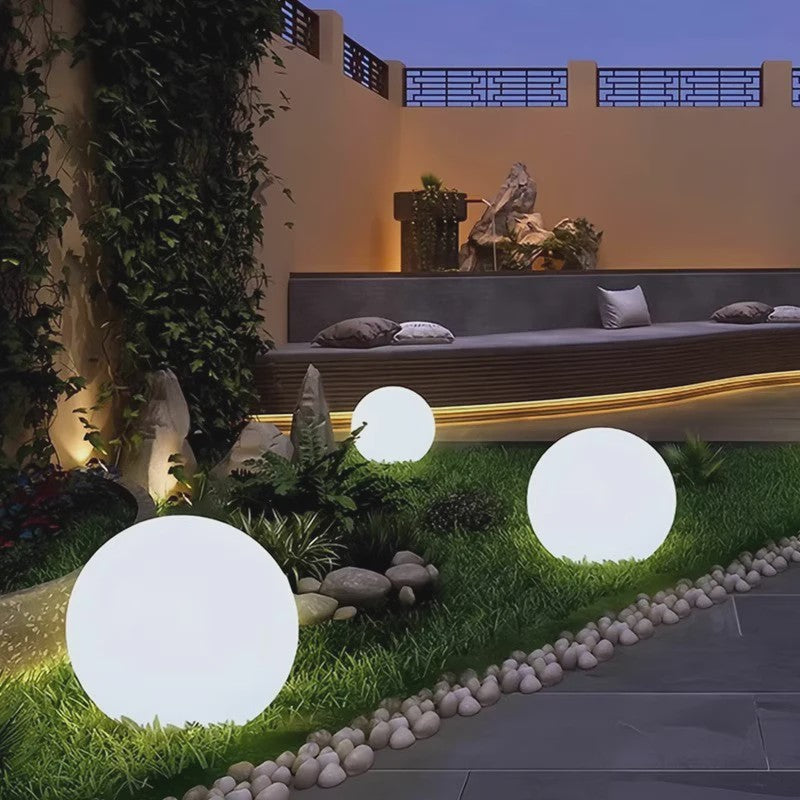 Sfeervolle Bolvormige Tuinlamp - Solar LED Buitenverlichting voor Tuindecoratie