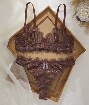 Luxe kanten bh en slip set - Naadloos en comfortabel