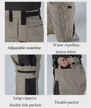 Duurzame Heren Cargo Werkbroek met Meerdere Zakken - Ideaal voor Outdoor & Casual Gebruik