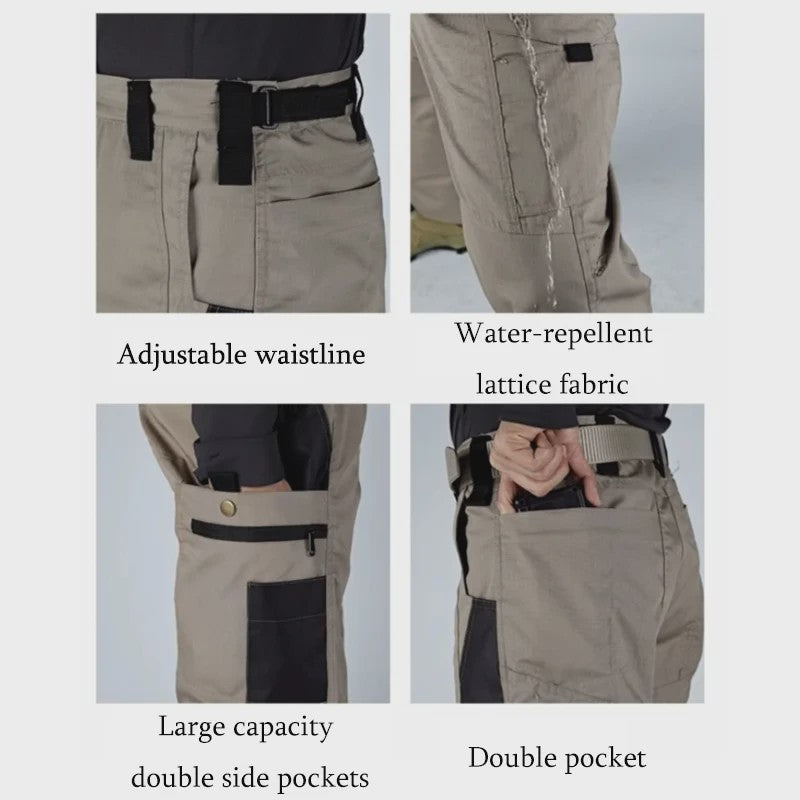 Duurzame Heren Cargo Werkbroek met Meerdere Zakken - Ideaal voor Outdoor & Casual Gebruik