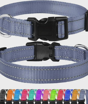 Reflecterende Hondenhalsband - Verstelbaar Nylon, Veilig en Duurzaam