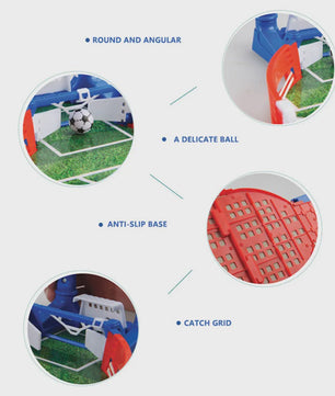 Mini Tafelvoetbal Spel - Compact Desktop Voetbal Spel voor Plezier Binnen