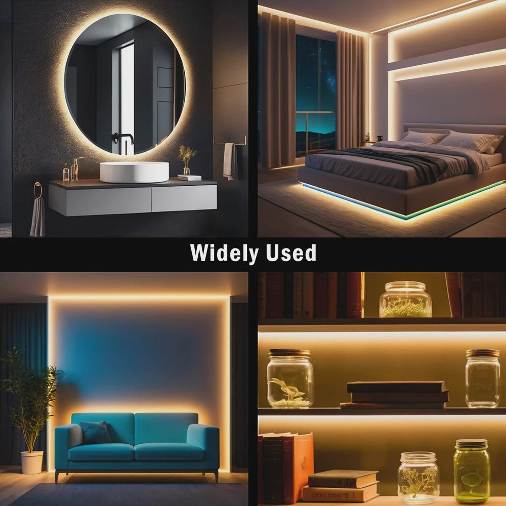 220V COB LED Neon Strip - Dimbaar, Waterdicht, Flexibel - Warm/Natuurlijk Wit