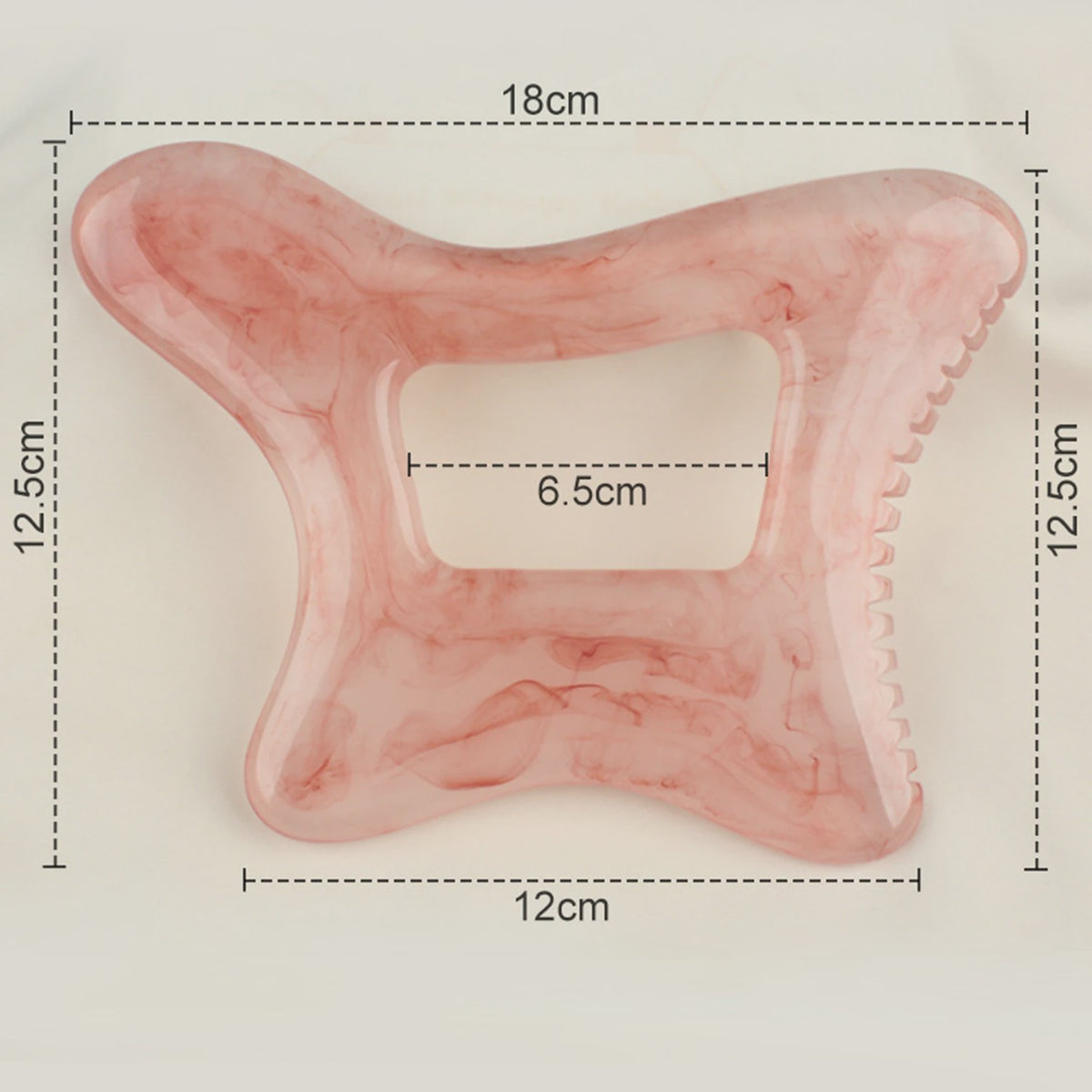 Grote Resin Gua Sha Schraper voor Lichaam en Gezicht - Lymfedrainage & Cellulitis Massage