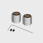 Set Aluminium Ventieldopjes Anti-diefstal voor Harley Davidson Motorfietsen (Softail, Sportster)