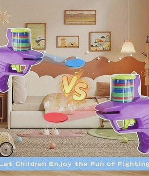 Vliegende Schijf Launcher Speelgoed - Schiet Spel voor Binnen en Buiten