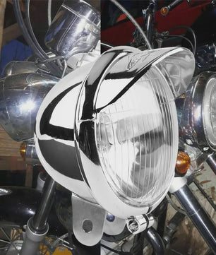 Universele Motor Koplamp - Chrome Auxiliary Light voor GN125 & Motoren