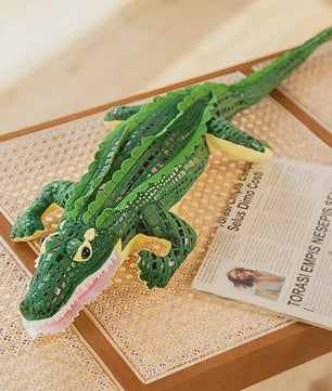 Realistisch Krokodil Pluche Speelgoed - 70cm & 90cm Zacht Knuffelbeest