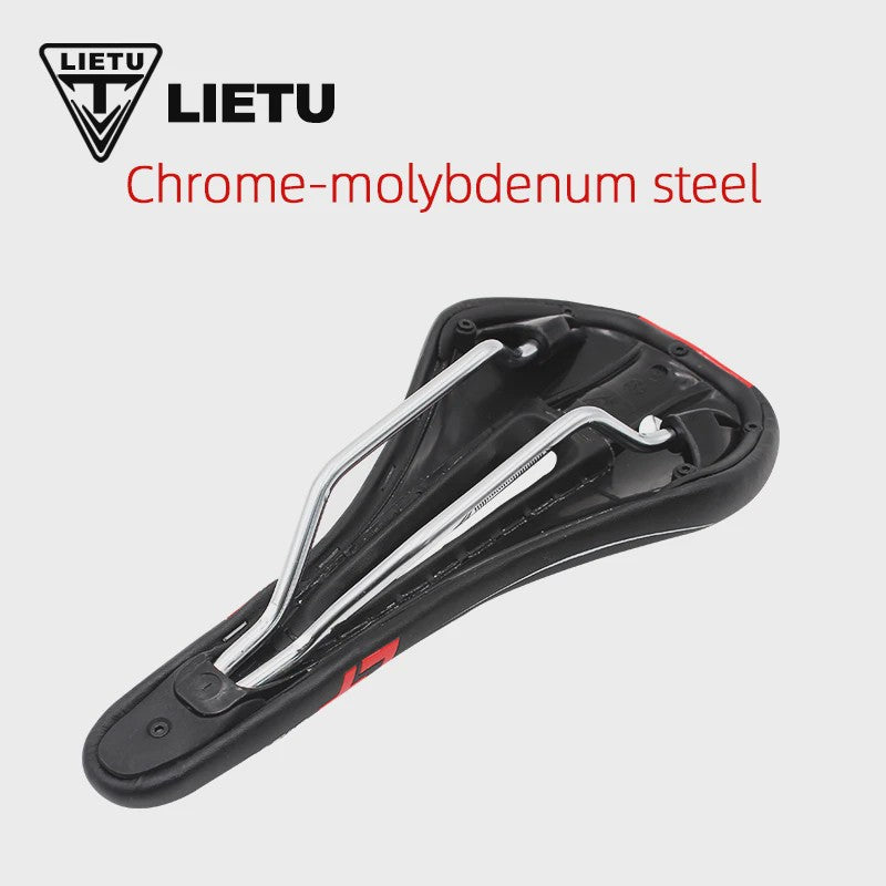 LIETU Fietzadel - Comfortabel MTB & Racefiets Zadel met Siliconen Gel Kussen en Antislip Grip