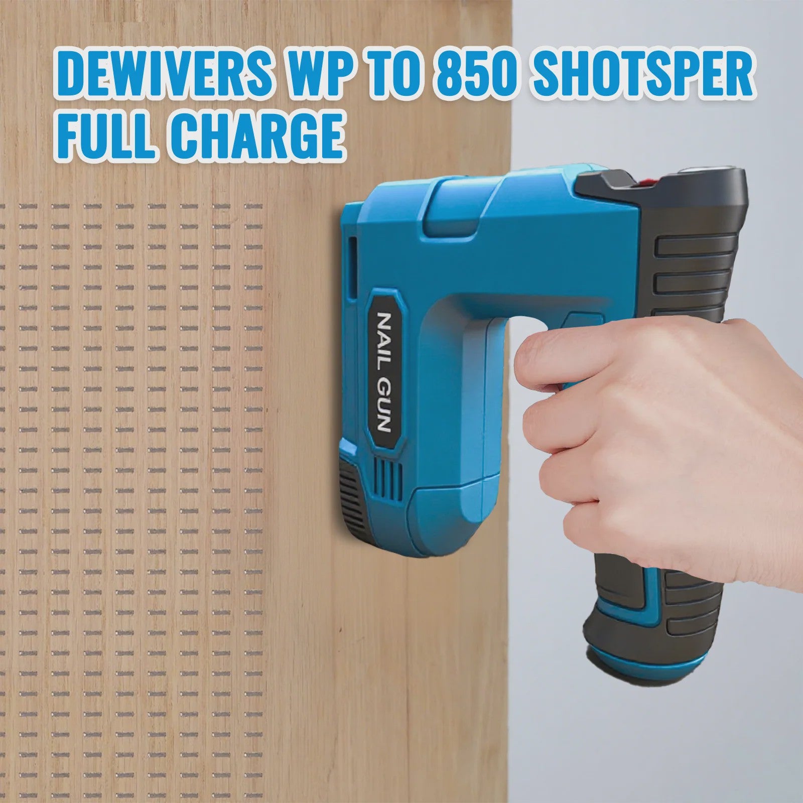 Draadloos Elektrisch Nietpistool - 2-in-1 Oplaadbaar voor Meubelstoffering, Houtbewerking & DIY