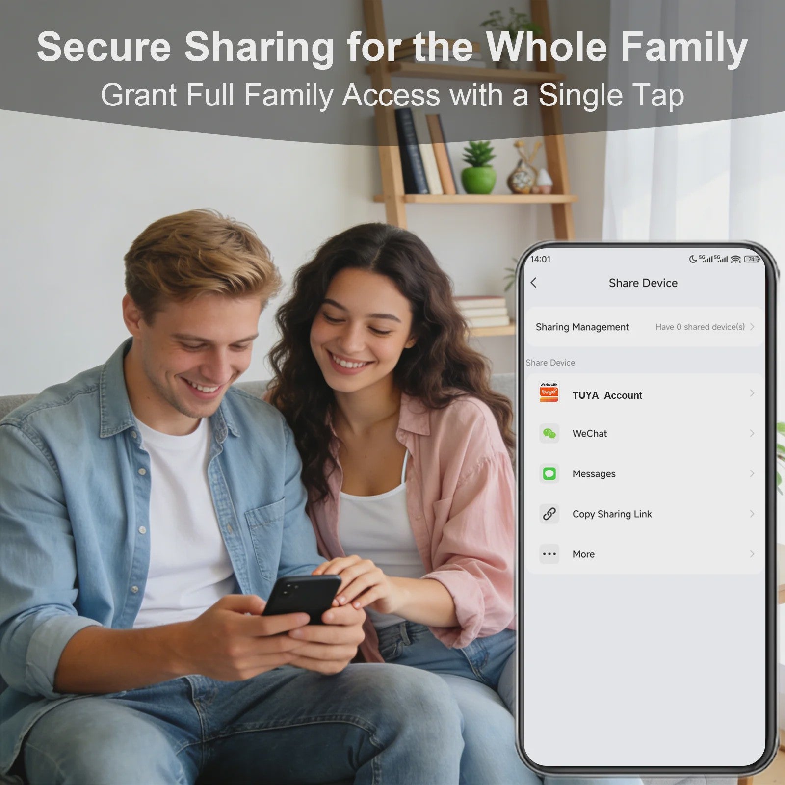 Slimme WiFi Infrarood Bewegingsmelder met App Bediening - 4 Alarm Modes - PIR Sensor voor Huis, Kantoor, Garage