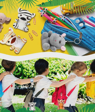 Set van 10-50 Kleine Safari Pluche Dieren - 12cm Jungle Knuffels voor Feestjes & Cadeaus