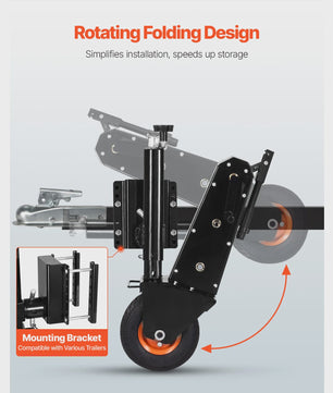 Veelzijdige Boot & Trailer Dolly 500lbs - Verstelbaar 13-23.2 inch - Handmatig of Elektrisch