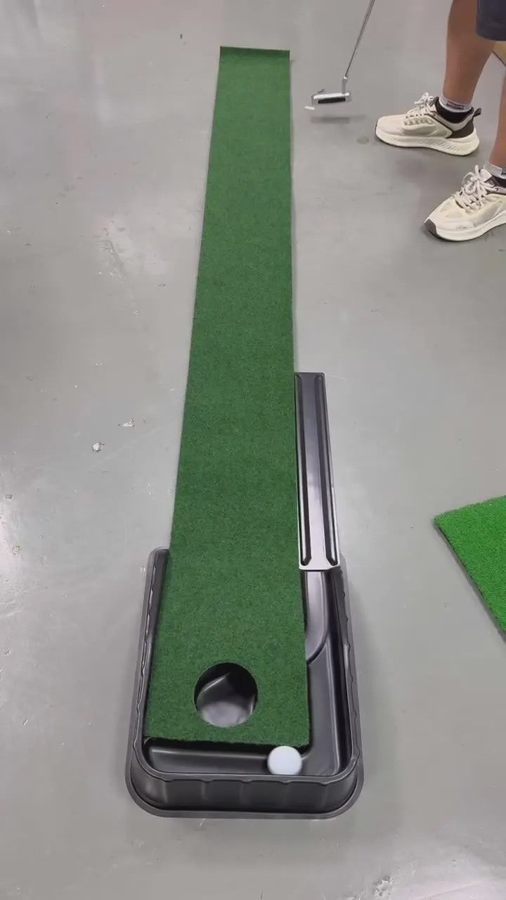 Golf Putting Mat met Automatische Bal Retour - Oefen je Putt Slag Thuis
