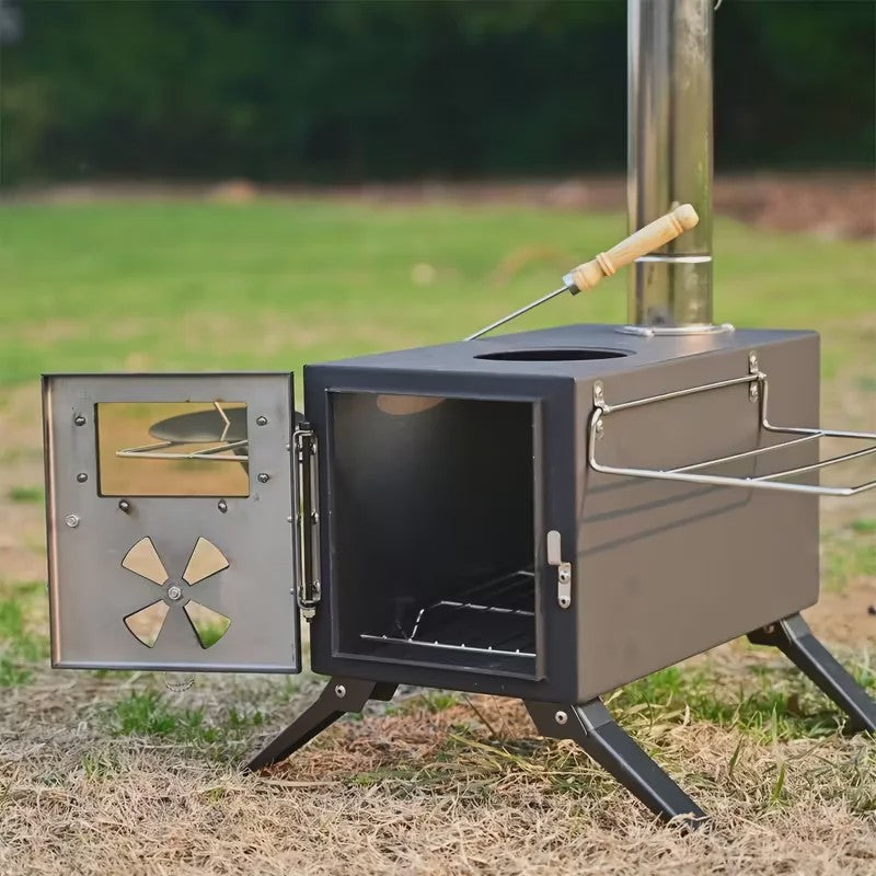 Draagbare Camping Kachel Tentkachel - Multifunctioneel & Opvouwbaar voor Buiten Koken