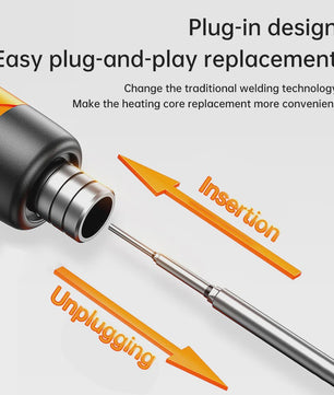 Draagbare USB Soldeerbout met Lithium Batterij - Snel Opladen & Instelbare Temperatuur