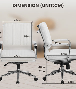Ergonomische bureaustoel met teddy fluweel stof en verstelbare armleuningen
