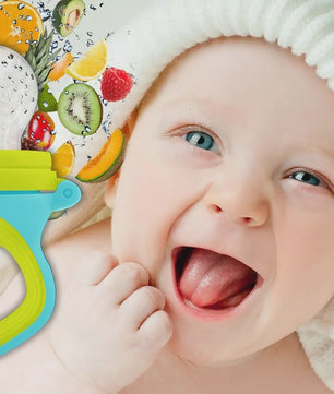 Baby Voeding Set: Silicone Fruit Speen & Lepel Flesje voor Baby's en Peuters