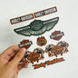 3D Harley Davidson Stickers Set voor Motor & Helm - Decoratieve Decals