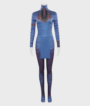 Avatar Cosplay Kostuums: Jake Sully & Neytiri Jumpsuits voor Dames en Heren - Perfect voor Halloween & Feesten