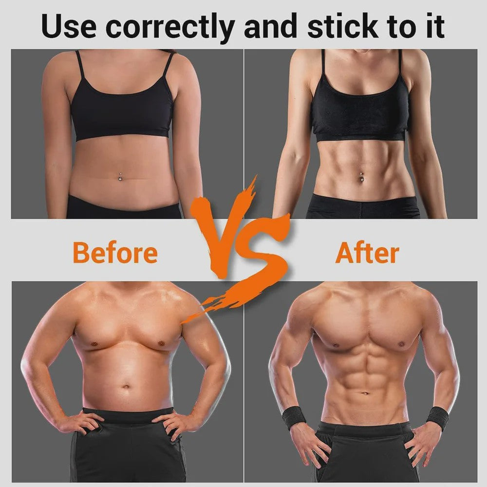 Smart EMS Abdominale Stimulator Riem - Spierversteviging & Lichaamsmassage