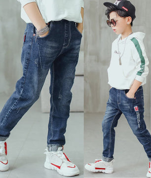 Stoere Slim Fit Jeans voor Jongens | Lente & Herfst | Casual & Trendy | Kindercadeau