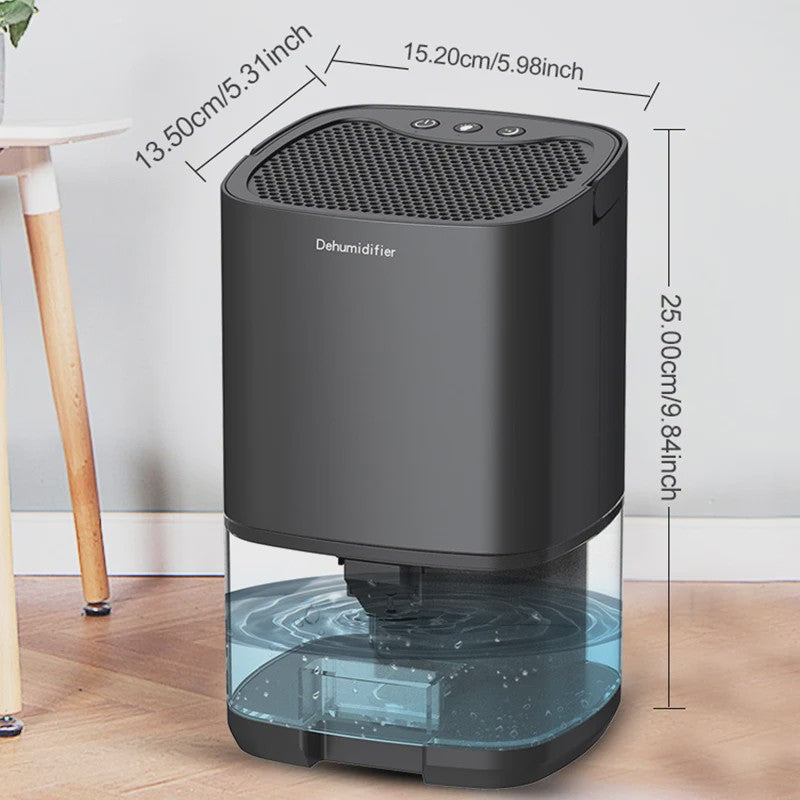 Compacte Luchtontvochtiger 1000ML - Stille Werking, Ideaal voor Huis, Slaapkamer, Kantoor