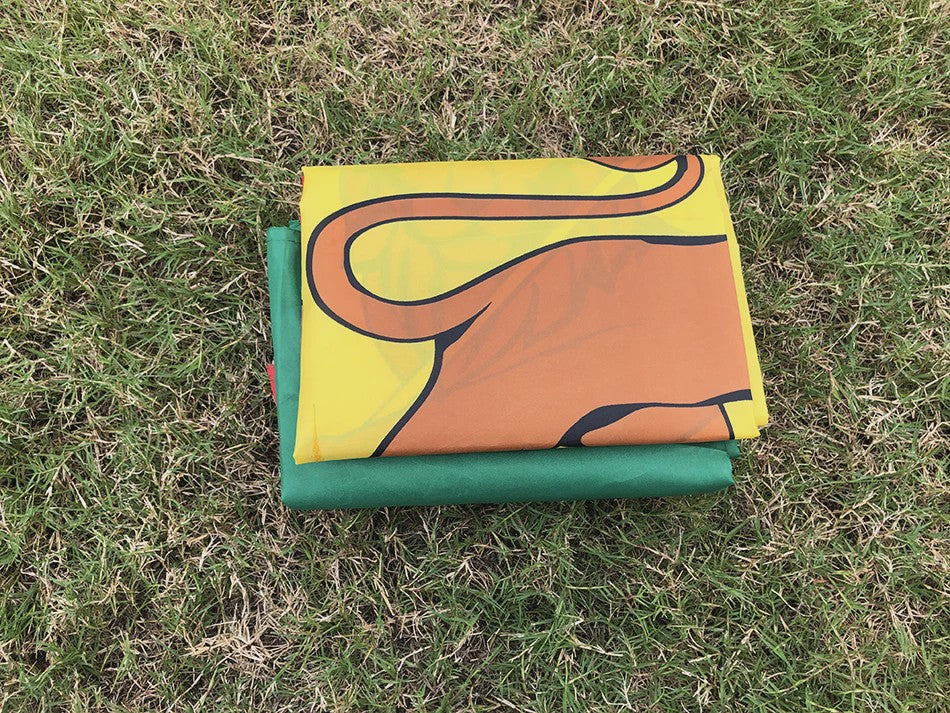 Ethiopië Vlag 90x150cm met Leeuw van Juda - Hoge Kwaliteit Polyester