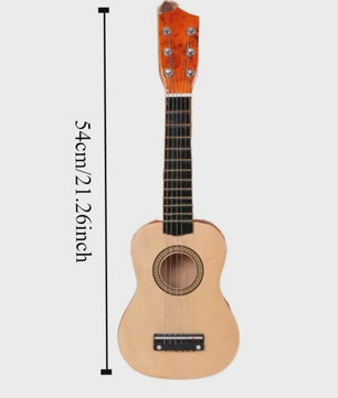 21-Inch Kinderklassieke Gitaar - Massief Hout, Hoge Klankkwaliteit, Kleurrijk Instrument Speelgoed