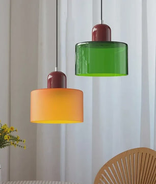 Moderne Glazen Hanglamp E27 - Sfeervolle Verlichting voor Slaapkamer, Nachtkastje of Bar