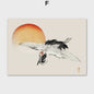 Vintage Japanse Muurdecoratie Canvas: Hokusai Golven, Fuji & Geisha Kunst