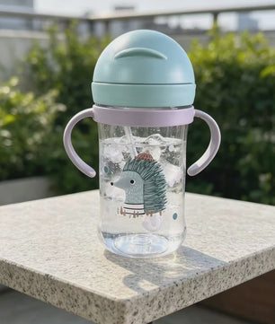 Schattige Anti-Kwelp Tuitbeker met Handvat - 350ml - Leuke Dierenprints
