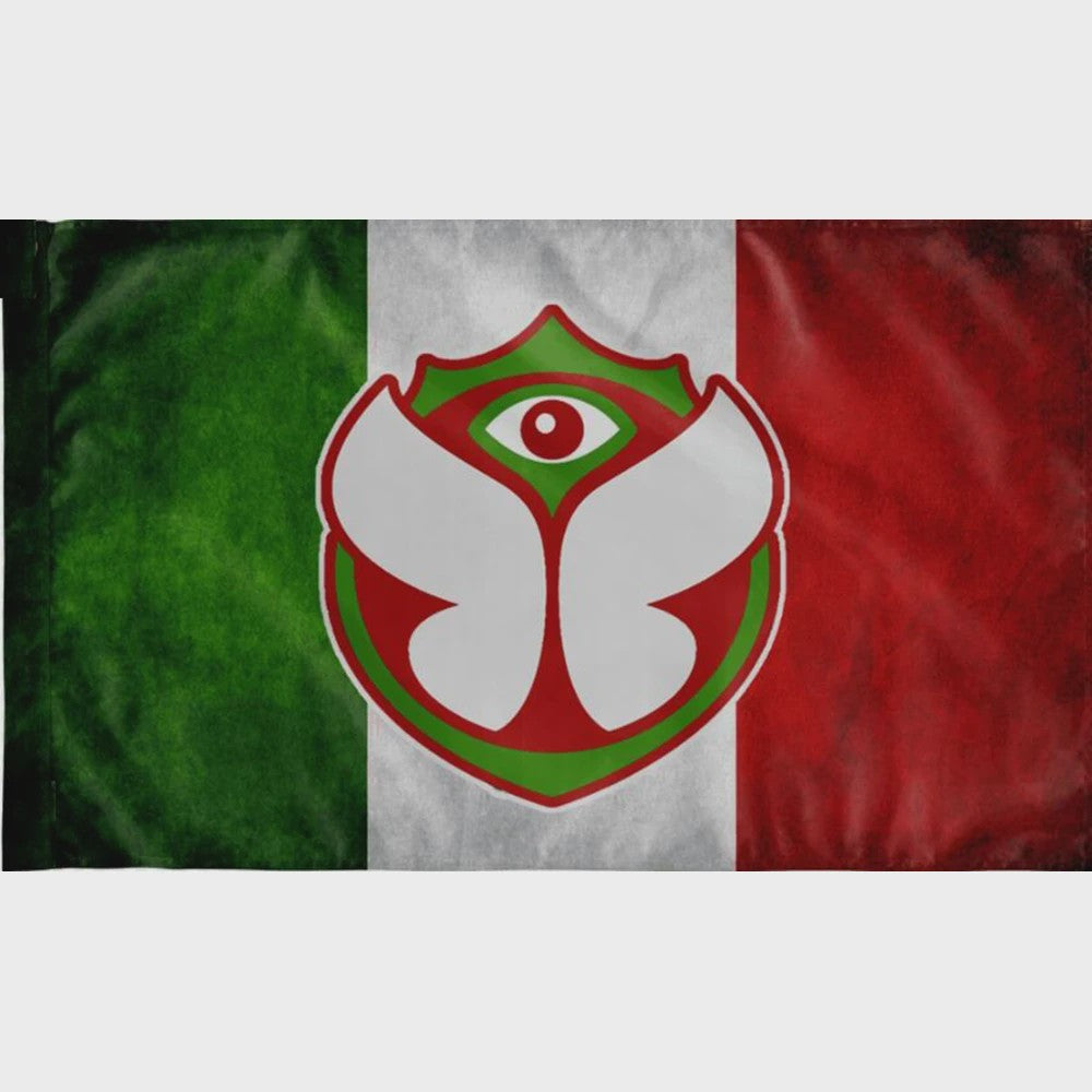 Tomorrowland Vlag 90x150cm - Duitsland, Mexico, België, Spanje - 100D Polyester
