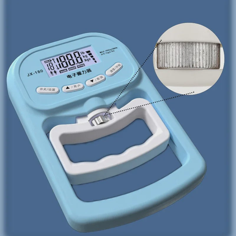 Digitale Hand Krachtmeter (Grip Tester) - 120kg/265lbs met LCD & USB