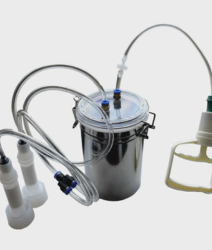 Handmatige Melkmachine 2L - Draagbare Vacuümpomp Emmer voor Koeien en Schapen
