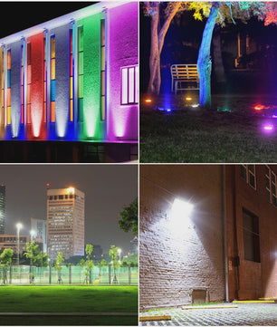 RGB LED Buitenlamp Floodlight 50W/100W/200W - Waterdicht IP66 - Tuin & Straatverlichting